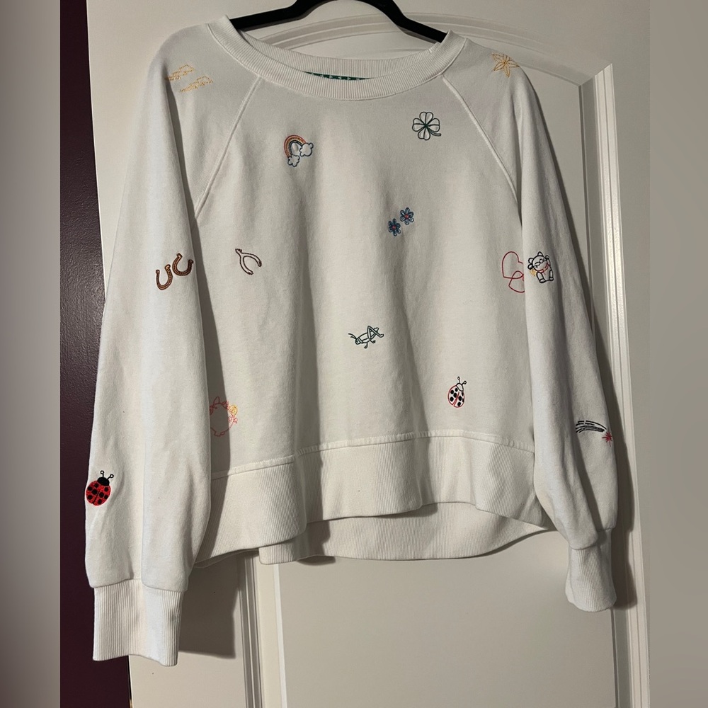 White Crewneck Sweatshirt